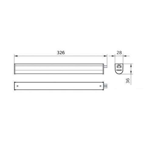 Led Wannenleuchte W Cm Philips Ledinaire Regleta Batten Verbindbar