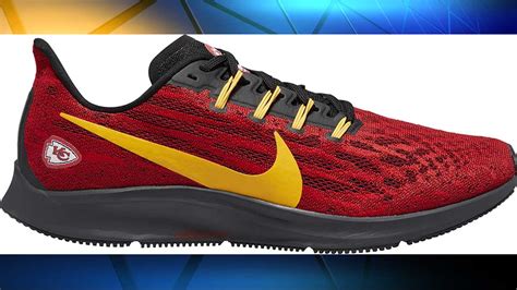 Nike rolls out new Kansas City Chiefs running shoes in red and gold