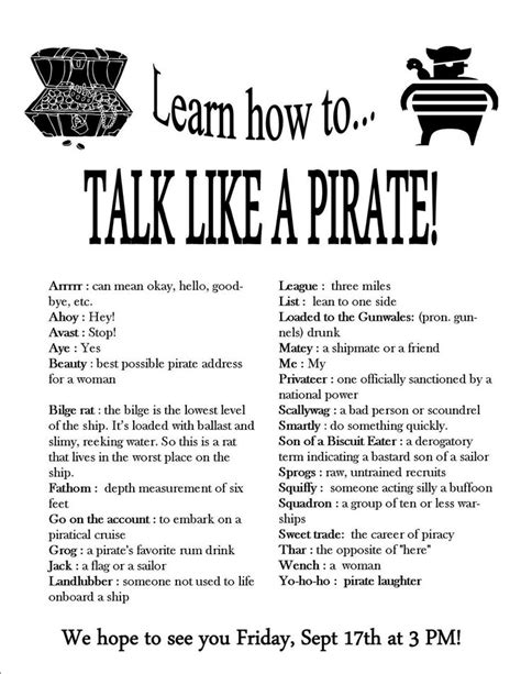 Carl Book Beacon Learn How To Talk Like A Pirate School Ideas In