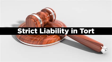 Strict Liability In Law Of Torts In India