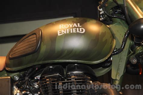 Royal Enfield Classic 500 Limited Edition Battle Green Despatch Fuel Tank Unveiled At New