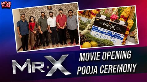 Mr X Movie Opening Pooja Ceremony Arya Goutham Karthik Anagha