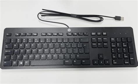 HP USB Business Slim Keyboard EURO US Int Bol