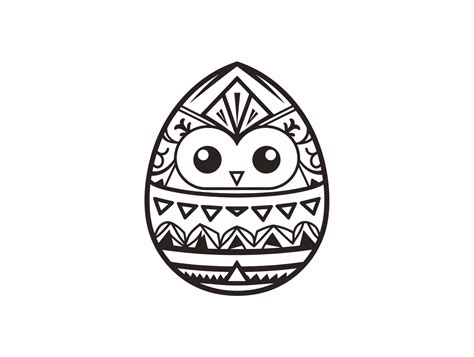 Pysanky Wonderland Coloring Coloring Page