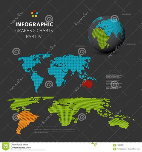 Ensemble De Diagrammes Et De Graphiques Infographic 4 De Conception