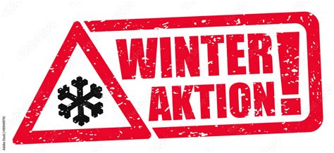 Winter Aktion Stempel Stock Vektorgrafik Adobe Stock