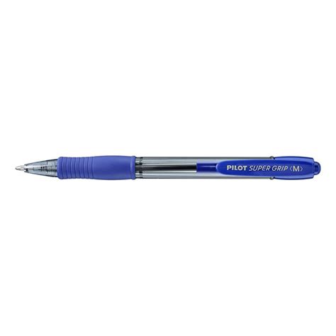 Pilot Bpgp R M L Supergrip Ballpoint Pen Medium Blue Box Winc