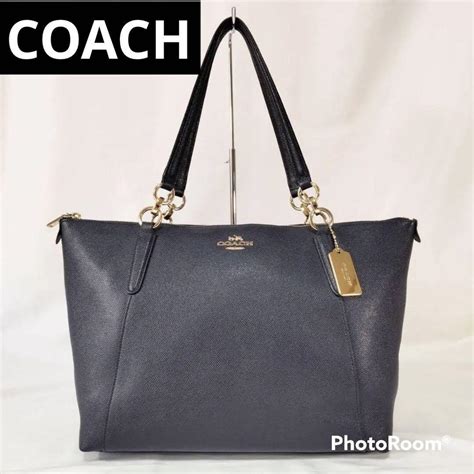 【目立った傷や汚れなし】1円〜coach【極美品】コーチ シティ トートバッグ ハンドバック クロスグレインレザー A4収納可能 大容量