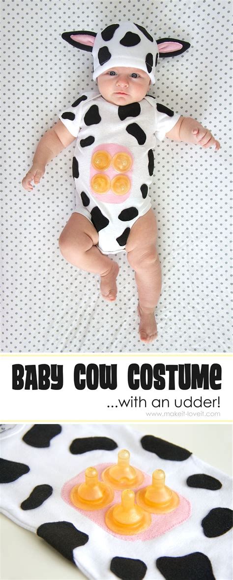 √ Easy Diy Cow Costume