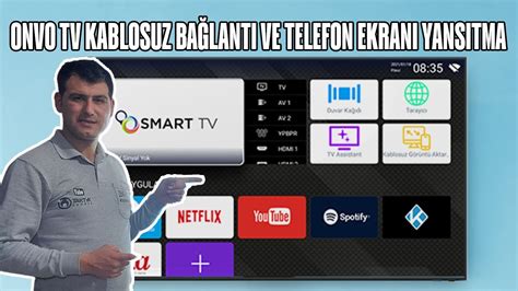 Onvo Tv Telefondan G R Nt Aktar M Kablosuz Internete Ba Lanma Nas L