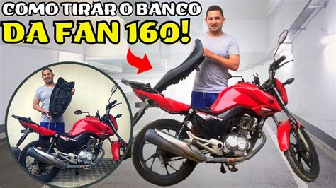 COMO TIRAR O BANCO DA FAN 160 TITAN START Dicas Para Iniciantes YouTube