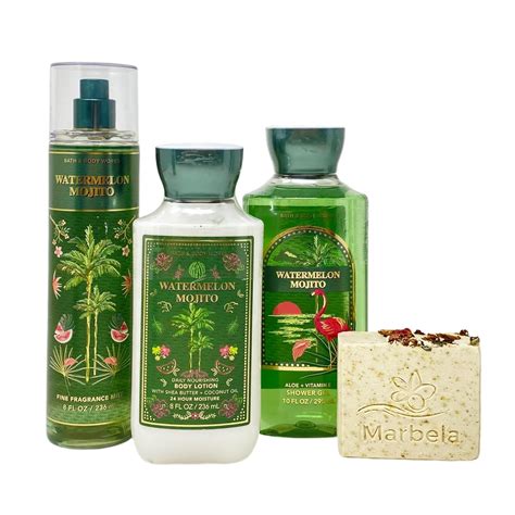 Bath And Body Works Watermelon Mojito Trio T Set