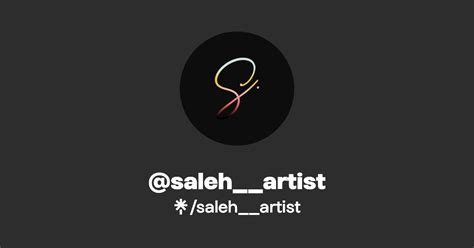 Salehartist Twitter Instagram Tiktok Linktree