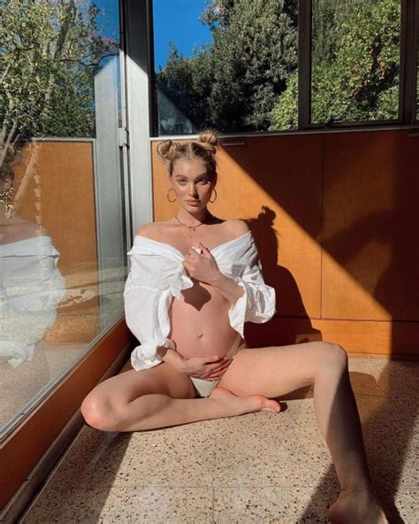 Almost Naked Elsa Hosk Showed Off Her Baby Bump Photos Video