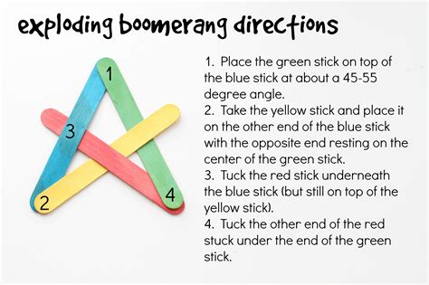 Boomerang Craft For Kids