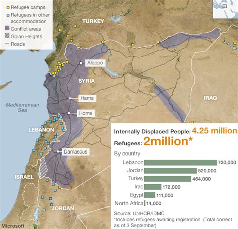 Syria Conflict Maps Of Fighting In Damascus And Aleppo Bbc News