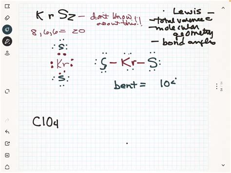 SOLVED: Write down lewis structure, total valence electrons, molecular ...