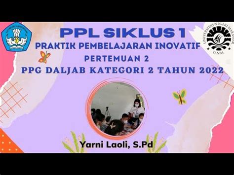 Ppl Siklus Pertemuan Ppg Daljab Unm Youtube