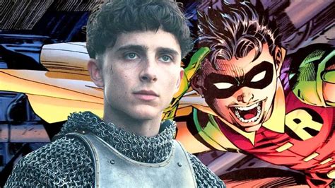 Timothee Chalamet Como Robin En Un Nuevo Arte Es Un Gran Argumento Para