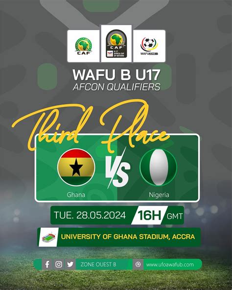 WAFU Under 17 Championship Ghana Nigeria Clash To Kick Off At 16