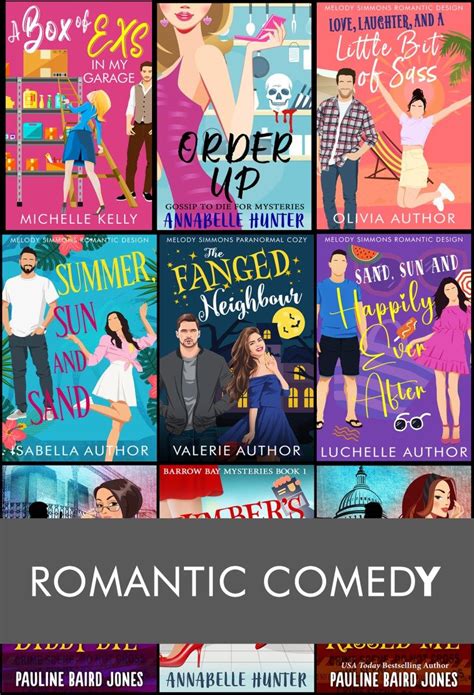 New Romantic Comedy Premade Book Covers