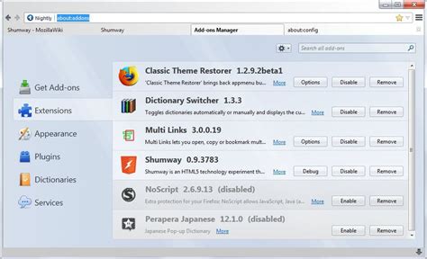 mozilla enables flash replacement shumway partially  amazon ghacks