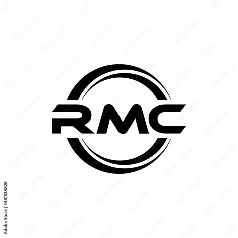 Rmc Letter Logo Design With White Background In Illustrator Vector Logo Modern Alphabet Font