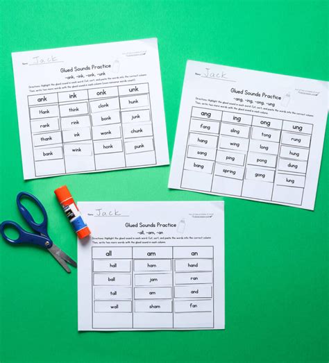 All About Glued Sounds Teaching Tips Free Printables Literacy Learn