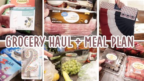 Grocery Haul Meal Plan Walmart Grocery Haul With Some Hobby Lobby