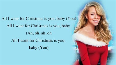 Mariah Carey All I Want For Christmas Is You Make My Wish Come True