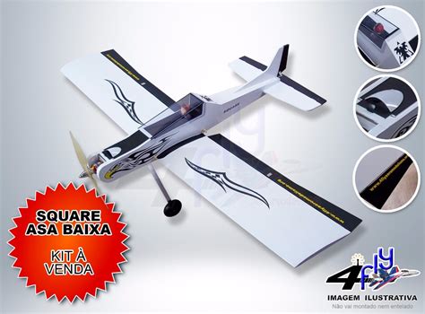 Aeromodelo Square Asa Baixa Kit Para Montar Depron R Em