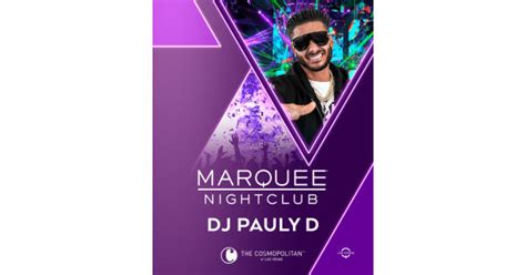 Dj Pauly D Marquee Nightclub