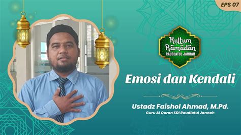 Kultum Ramadan H Ustadz Faishol Ahmad M Pd Youtube