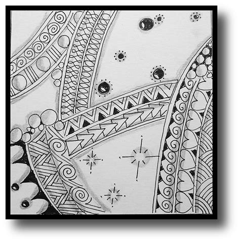 Zentangle Challenge 155 Zentangle Drawings Ink Drawings Zentangle