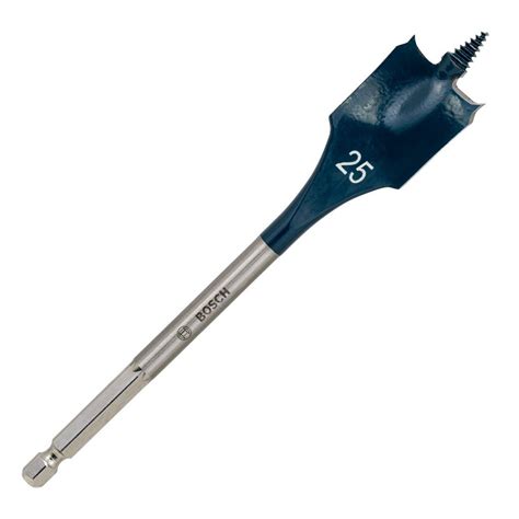 Bosch Flat Wood Drill Bit Speed Cut Holesaw Self Grab Cut Threaded Tip