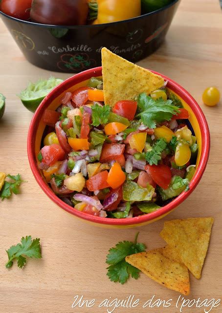 Pico De Gallo Salade Mexicaine Une Aiguille Dans L Potage