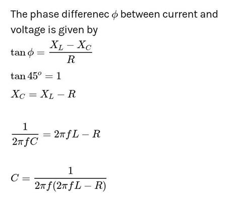 In A Circuit L C And R Are Connected In Series With An Alternating