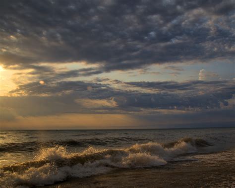 Life in the Backyard — Sunset at Lake Michigan.