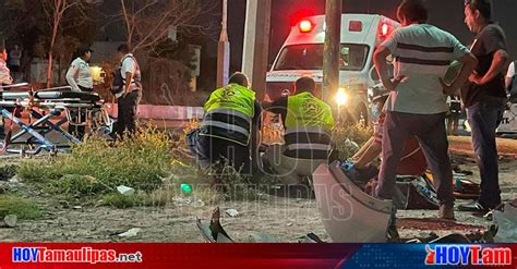 Hoy Tamaulipas Accidentes En Tamaulipas Dama Al Volante Embistio A