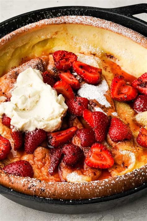 Strawberry Dutch Baby Recipe Whisper Of Yum