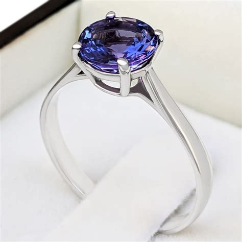 Sans Prix De R Serve Carat Tanzanite Bague Or Ct Or