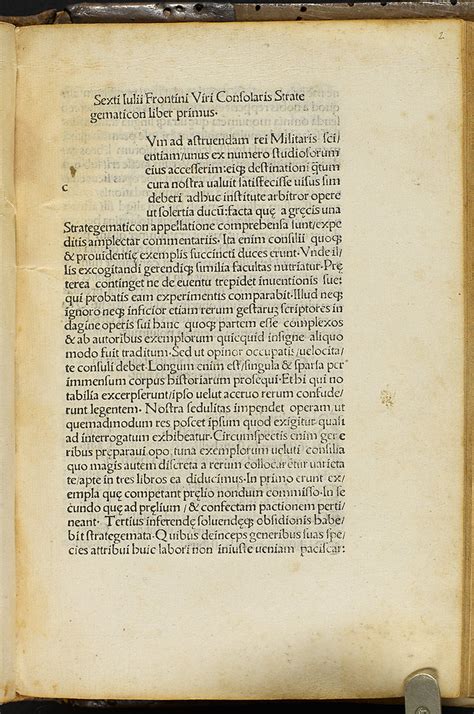 Frontinus Sextus Julius Strategematicon Liber Title In Flickr