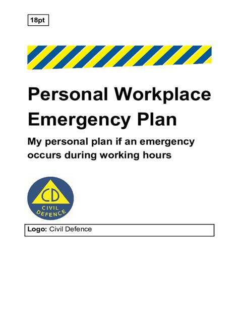 Fillable Online Personal Emergency Evacuation Plan Peep For Blind And