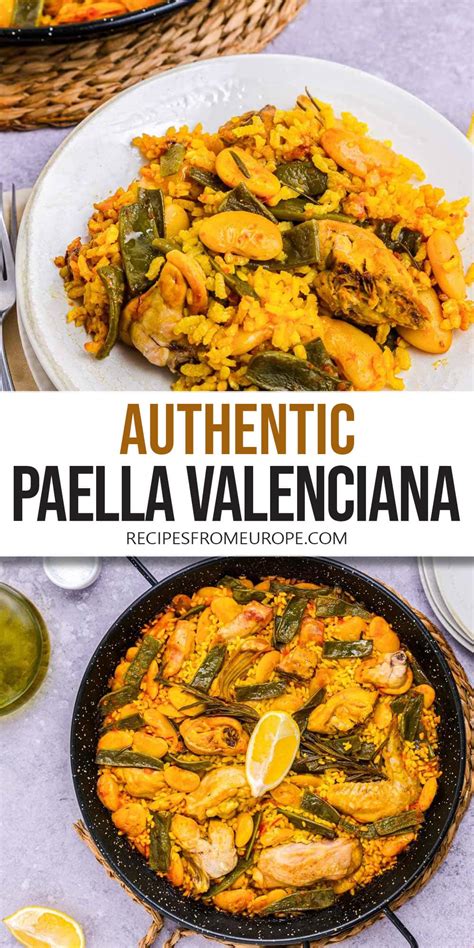 Authentic Paella Valenciana Recipes From Europe