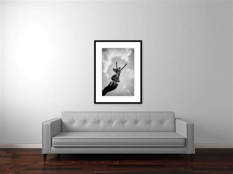 Nike, Goddess of Victory - Black and White Photography Print