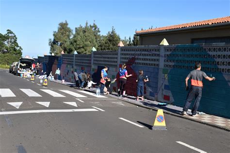 El CEO Leoncio Rodríguez estrena un mural gigante pintado por la propia