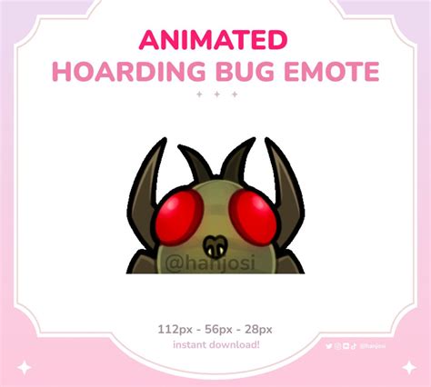 Lethal Company Animated Bug Emote Yippee Bug Hoarding Bug Discord