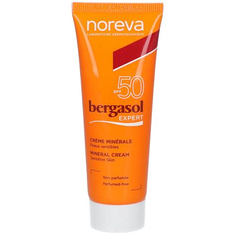 noreva BERGASOL EXPERT CRÈME MINÉRALE SPF 50 40 ml Redcare Pharmacie