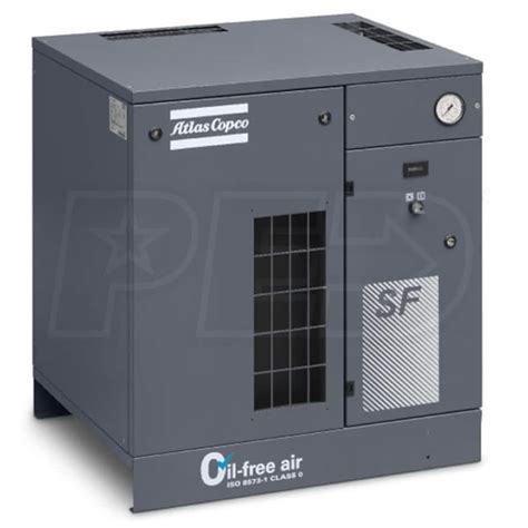 Atlas Copco Sf Ap Hp Tankless Oil Free Mono Scroll Air