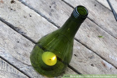 How to Make a Wine Bottle Hurricane Lamp: 9 Steps (with Pictures)